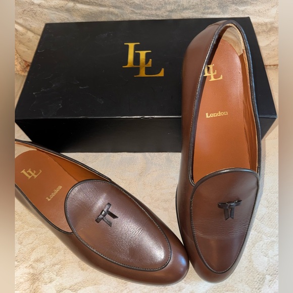 London London Other - Brown Leather London London Loafers NWOT